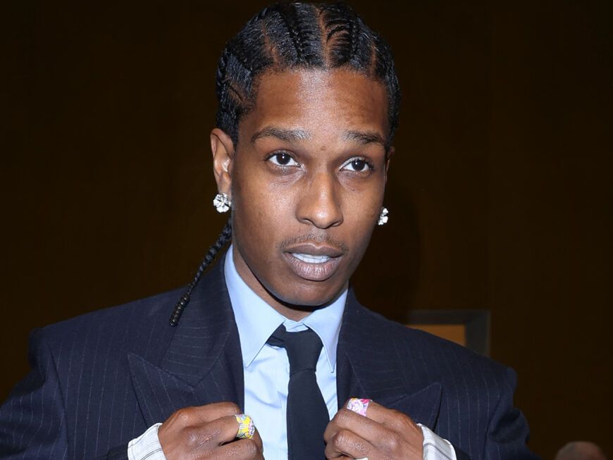 Rapper A$AP Rocky im Anzug