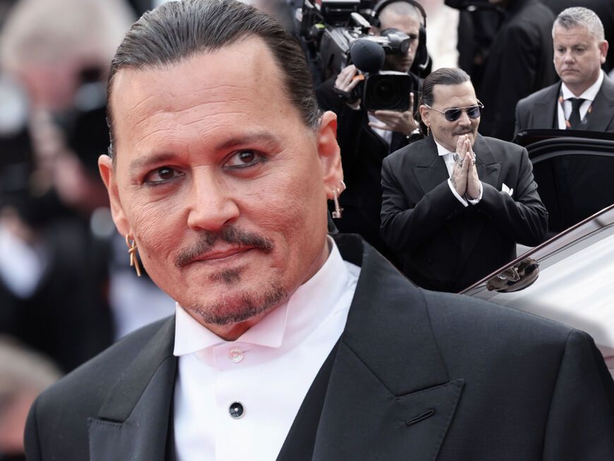 Johnny Depp feiert sein Comeback beim 76. Cannes Filmfestival 