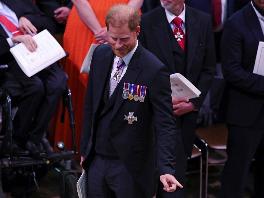 Prinz Harry in der Westminster Abbey.