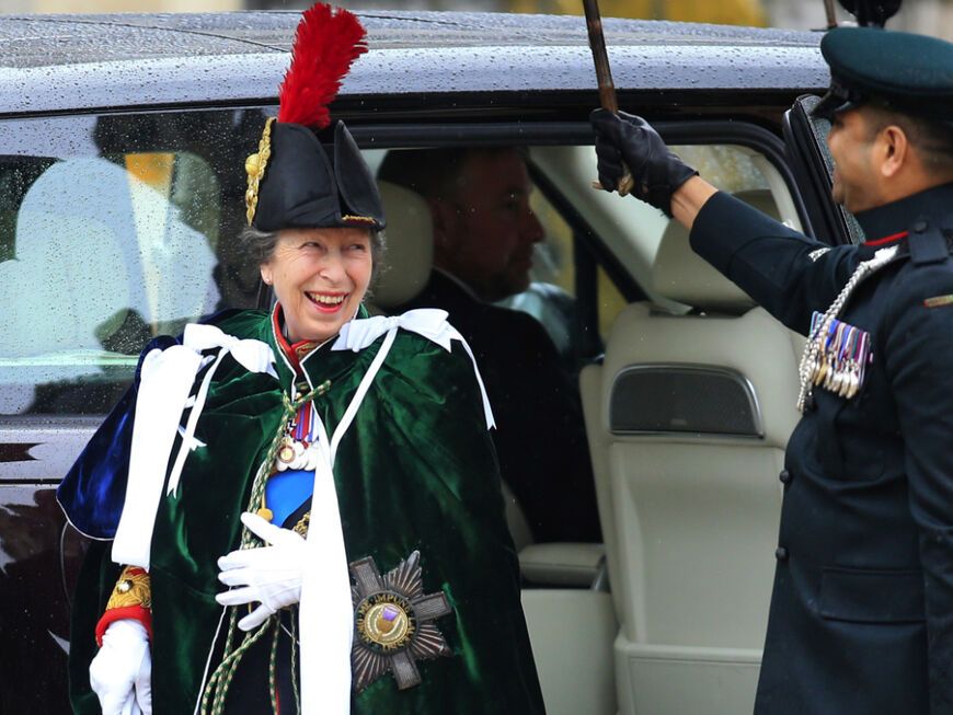 Prinzessin Anne bei der Krönung von König Charles III. 