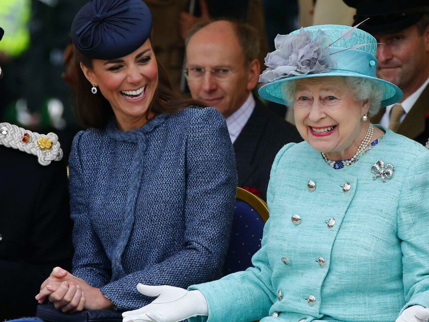 Prinzessin Kate und Queen Elizabeth II. 