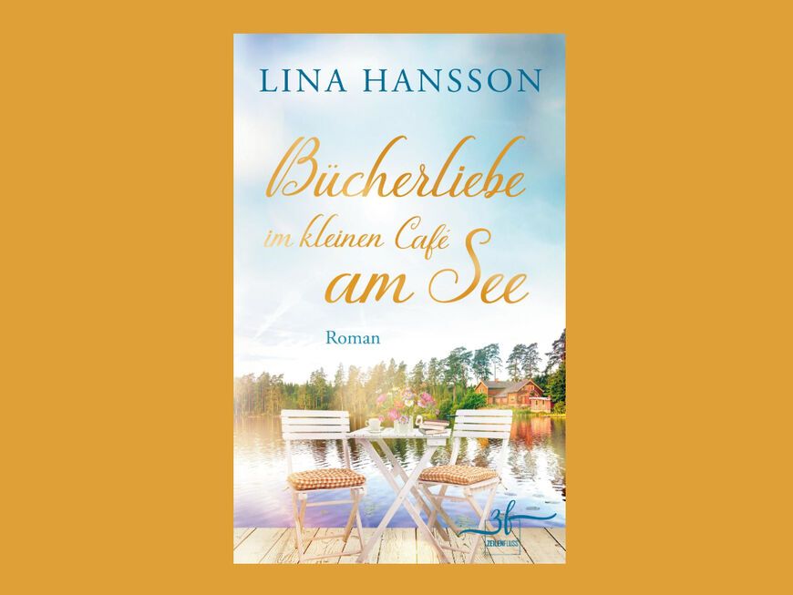 Buchcover "Bücherliebe im kleinen Café am See" von Lina Hanssen