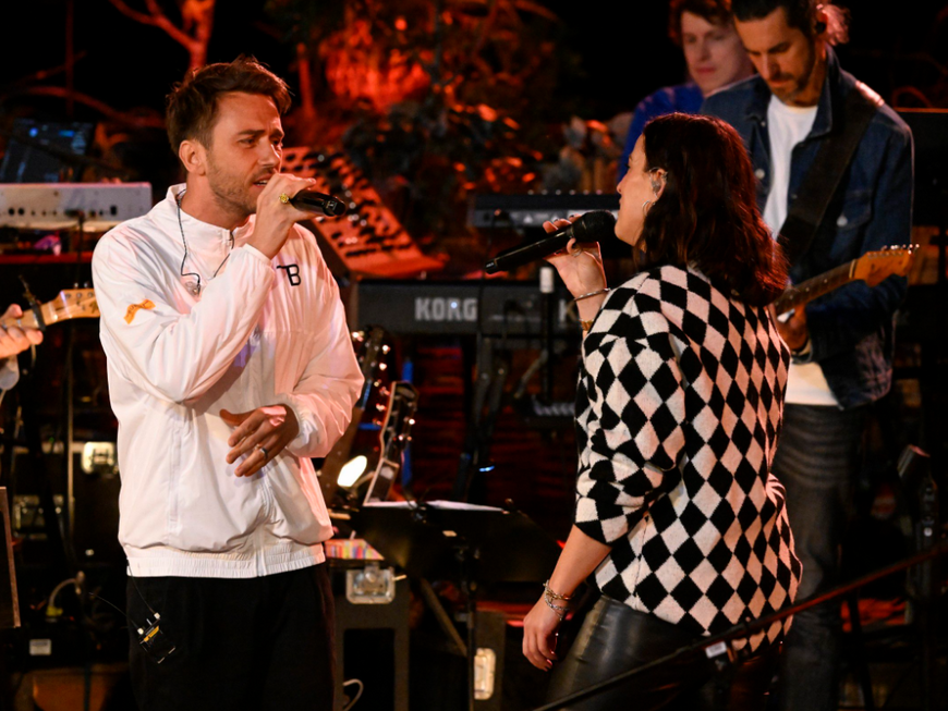 Clueso und Stefanie Kloß bei "Sing meinen Song"