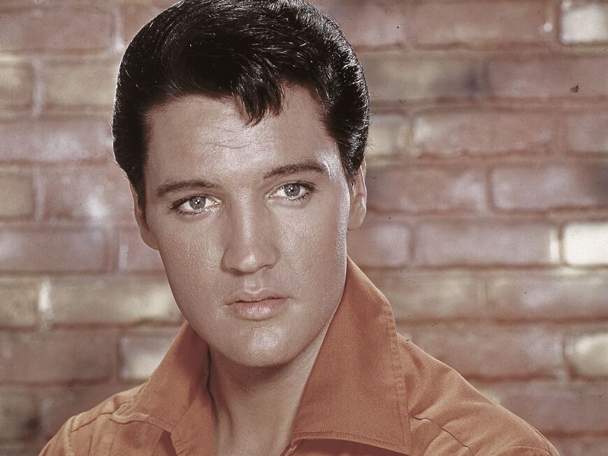 Porträt von Elvis Presley Mitte der 60er-Jahre