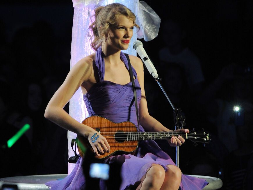 Taylor Swift bei ihrer "Speak Now World Tour" im November 2011