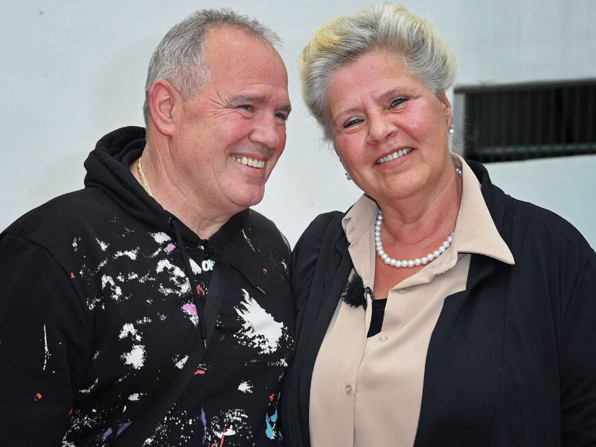 Harald Elsenbast und Silvia Wolny beim BILD Renntag
