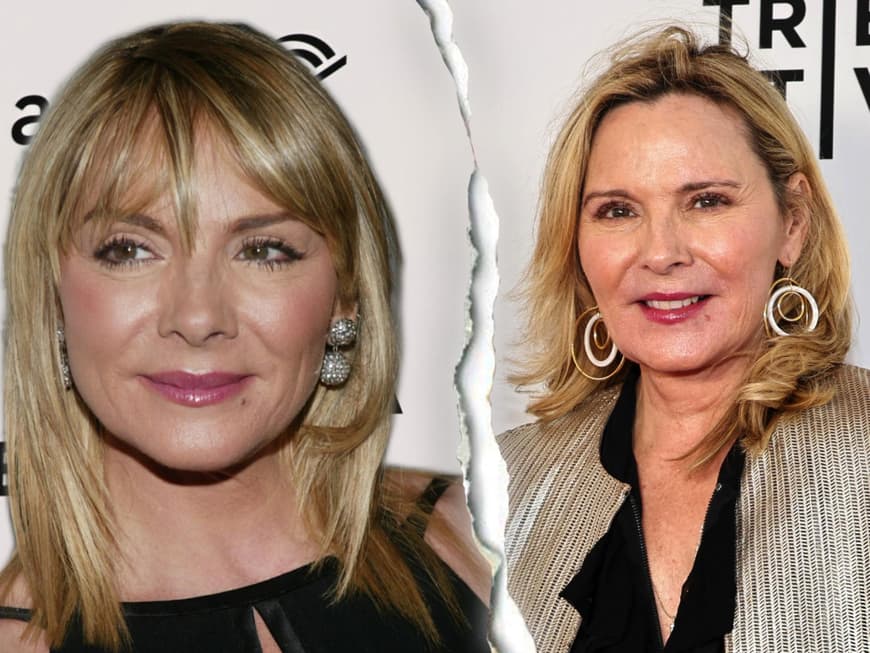 Kim Cattrall früher und heute. 