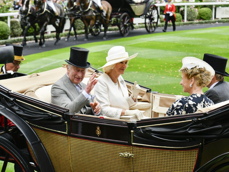 König Charles und Königin Camilla beim Royal Ascot, 2023