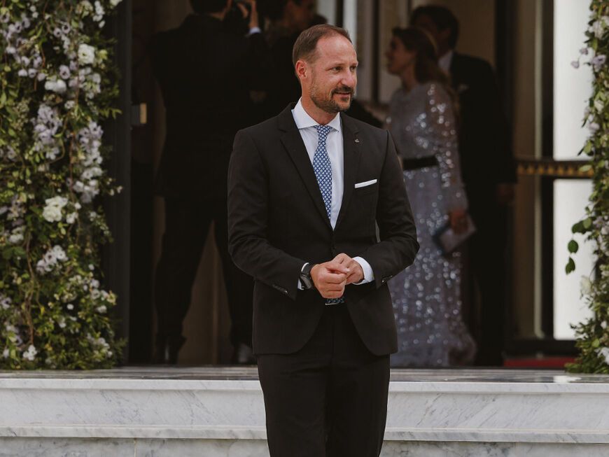 Kronprinz Haakon von Norwegen in Jordanien. 