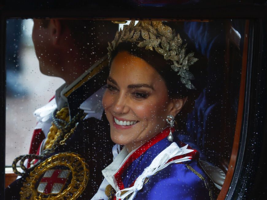 Prinzessin Kate am Tag der Krönung von König Charles III. 