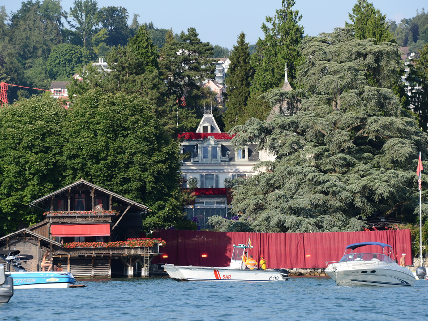 Das "Chateau Algonquin" am Zürichsee, wo Tina Turner und Erwin Bach heirateten und 25 Jahre lang lebten.