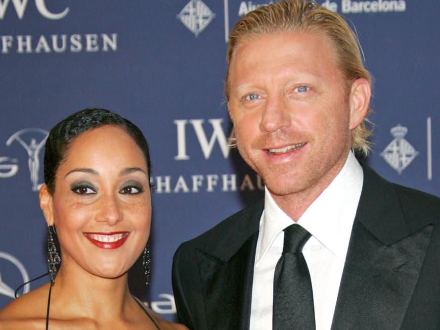 Caroline Rocher und Boris Becker glüklich