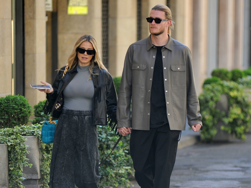 Loris Karius und Diletta Leotta Hand in Hand