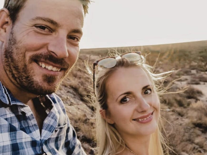 Gerald und Anna Heiser in Afrika