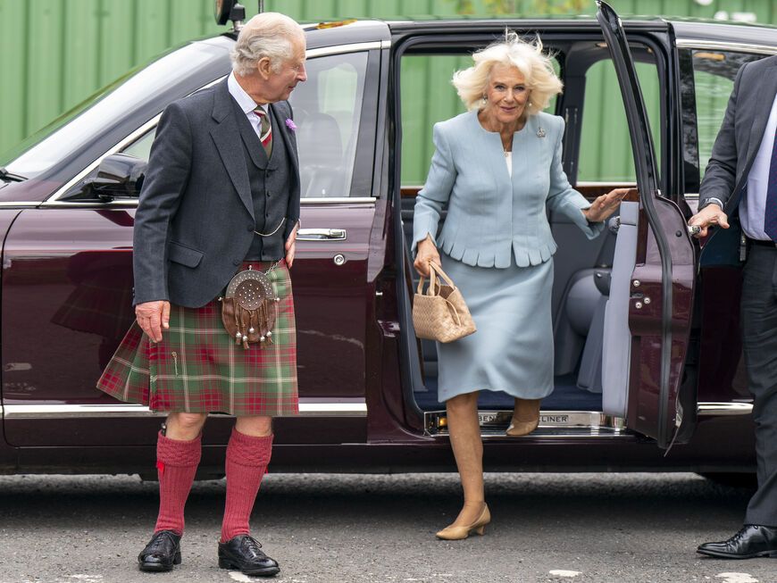 König Charles und Königin Camilla am 06. Juli in Schottland.