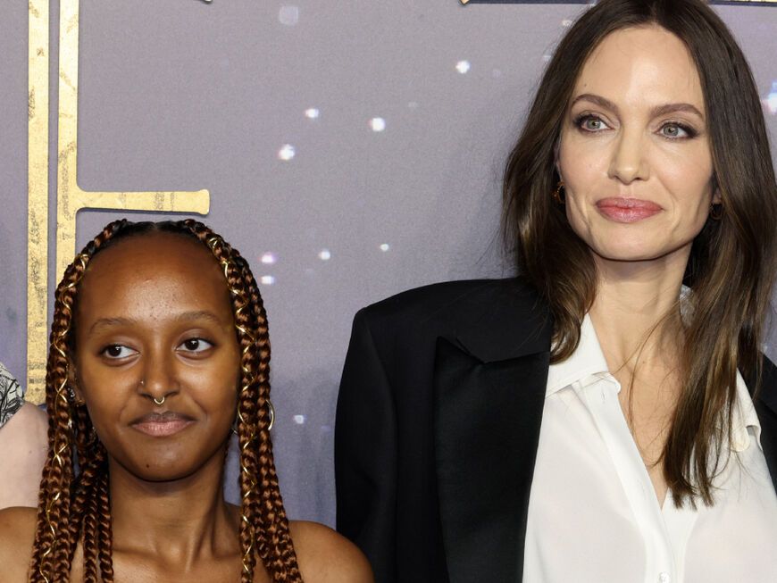 Zahara Jolie-Pitt mit Mutter Angelina Jolie