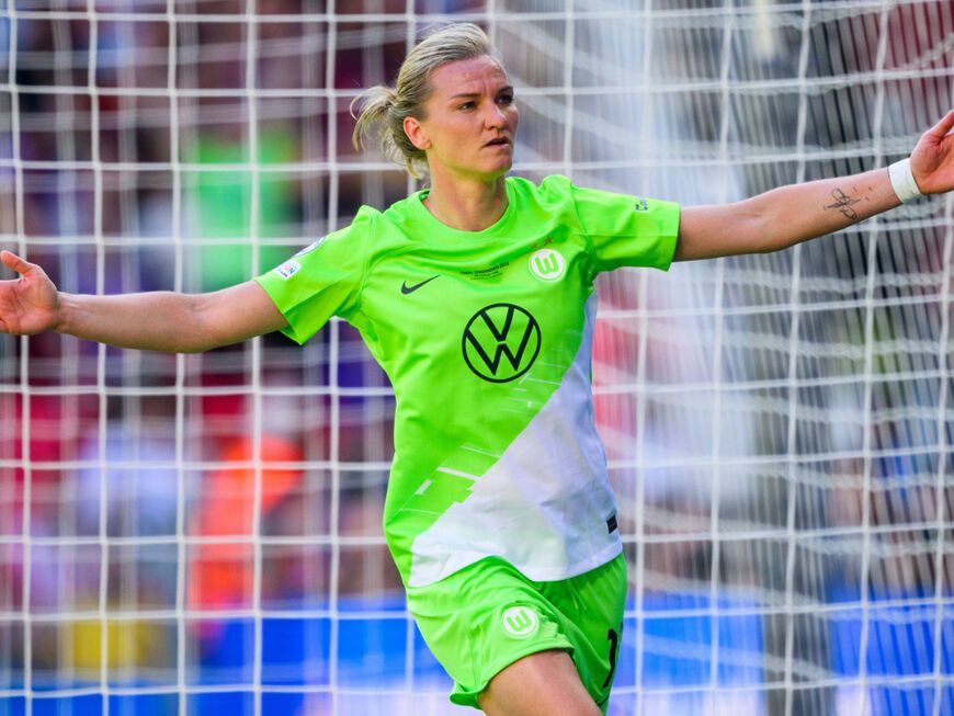 Alexandra Popp Torjubel beim VfL Wolfsburg