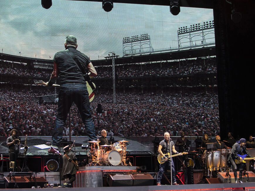 Bruce Springsteen auf der Bühne 