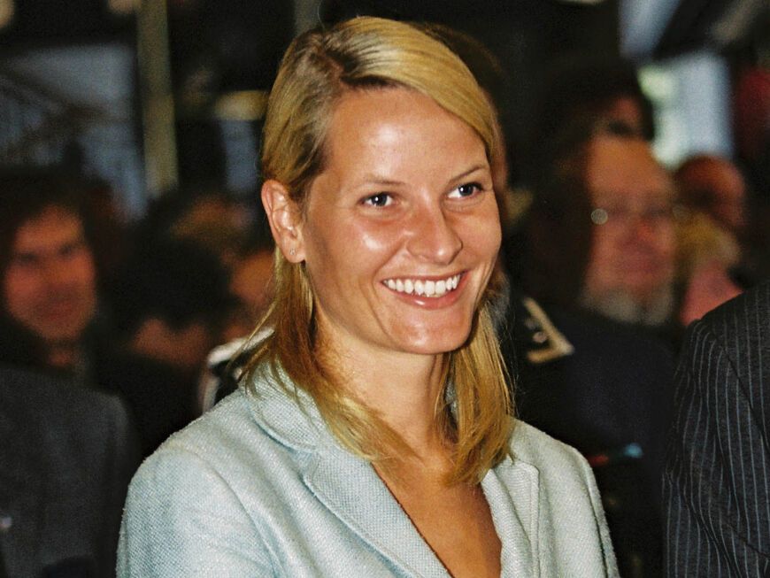 Prinzessin Mette-Marit im Jahr 2001. 