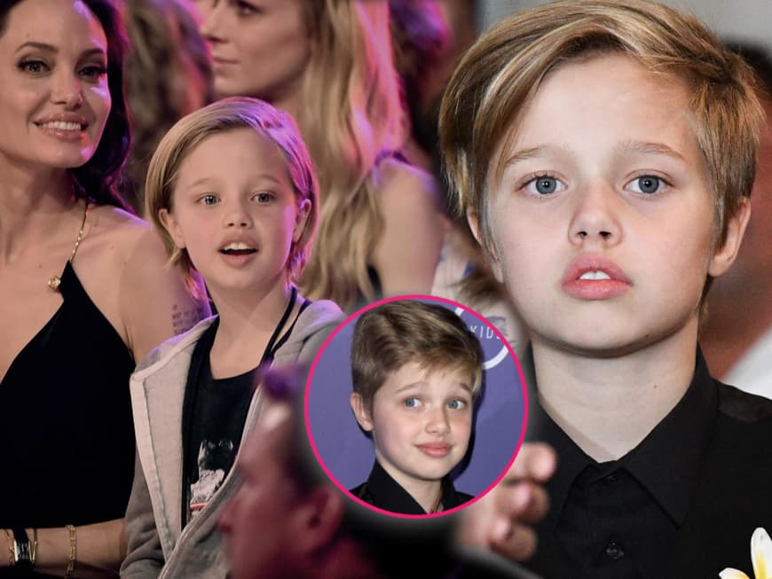 Shiloh Jolie-Pitt mit kurzen Haaren früher