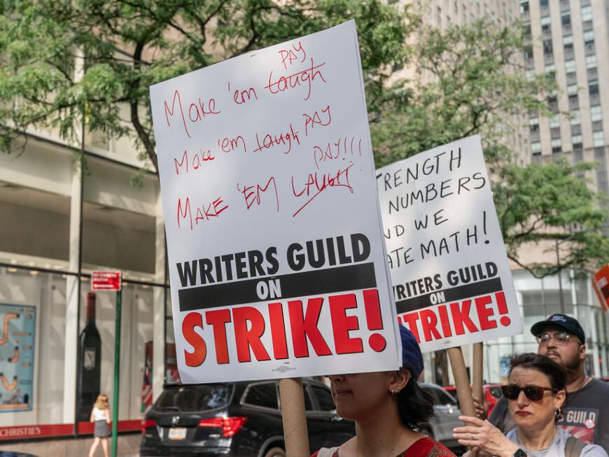 WGA Streik in den USA. 