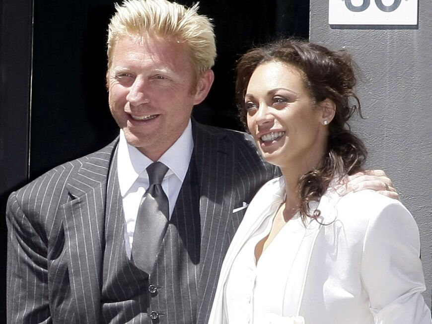 Boris und Lilly Becker bei ihrer Hochzeit im Jahr 2009