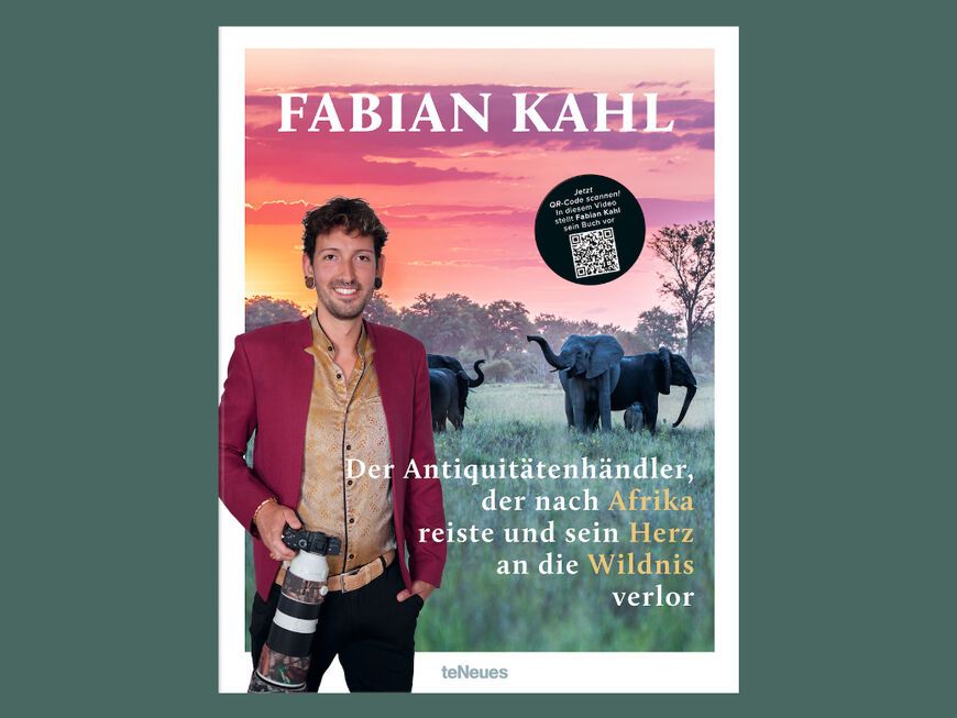Buchcover "Der Antiquitätenhändler der nach Afrika reiste und sein Herz an die Wildnis verlor" von Fabian Kahl