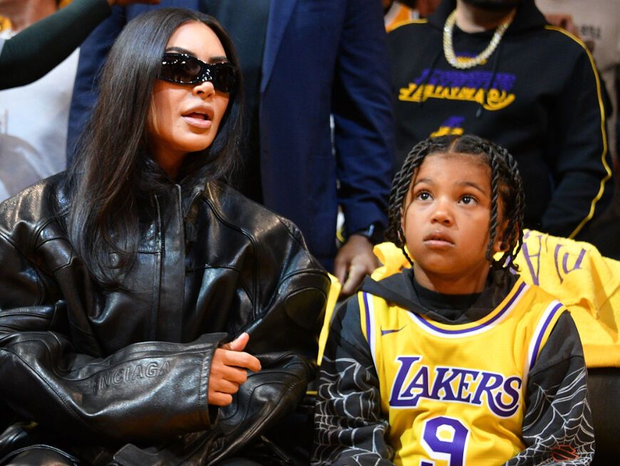 Kim Kardashian und Sohn Saint West