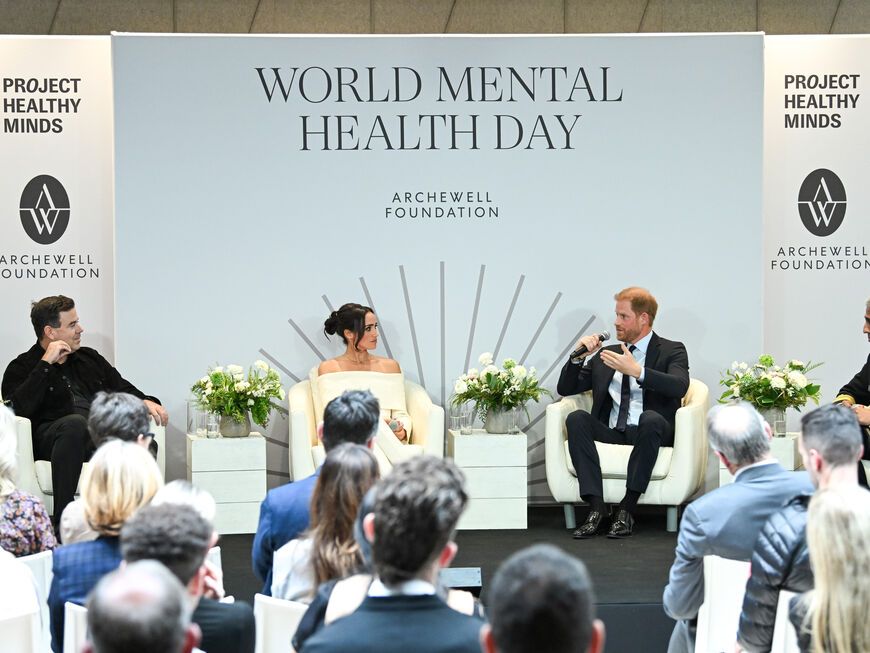 Prinz Harry und Herzogin Meghan sprechen beim Mental Health Day Festival