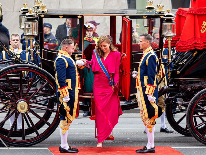 Prinzessin Alexia der Niederlande am Nationalfeiertag. 