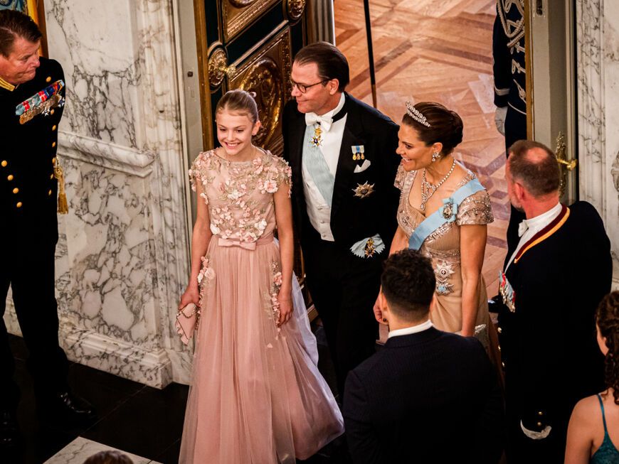 Prinzessin Estelle, Prinz Daniel und Prinzessin Victoria in Dänemark. 