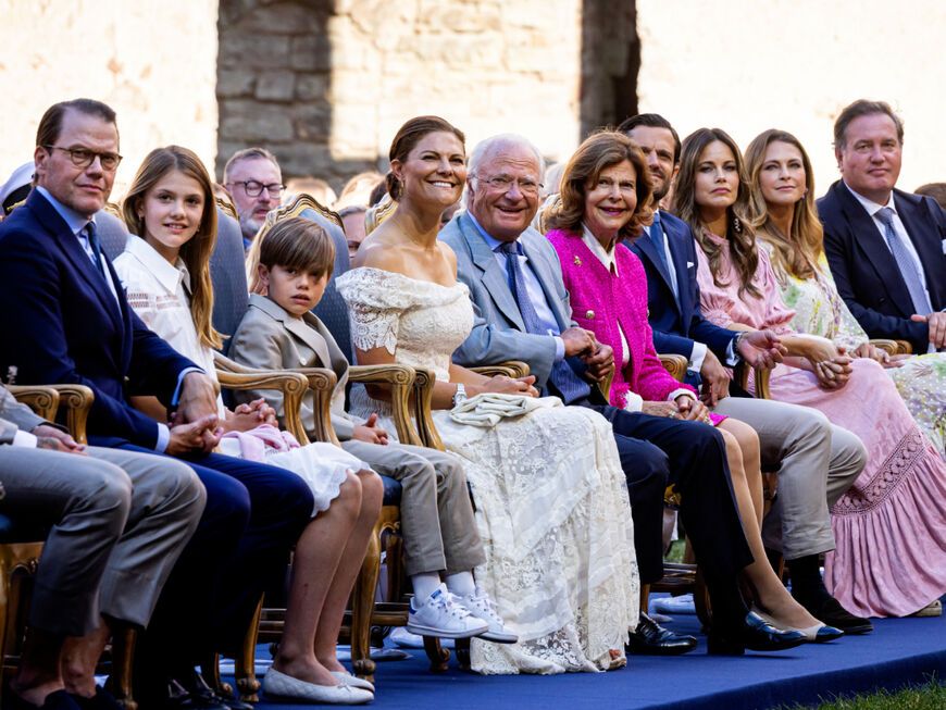 Die schwedische Königsfamilie. 