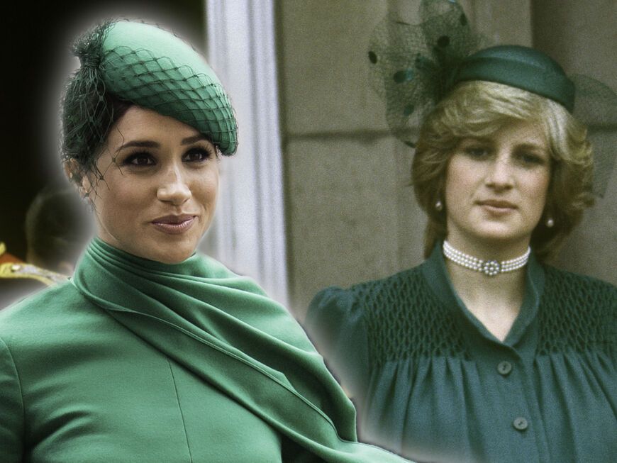 Herzogin Meghans Outfit-Kopie von Prinzessin Diana. 