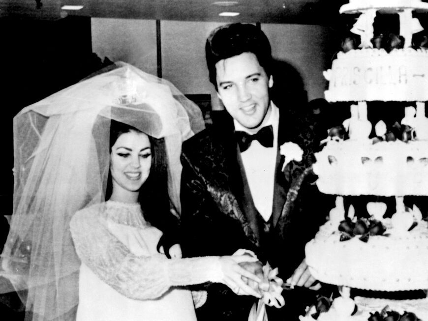 Priscilla und Elvis Presley Hochzeit 1967