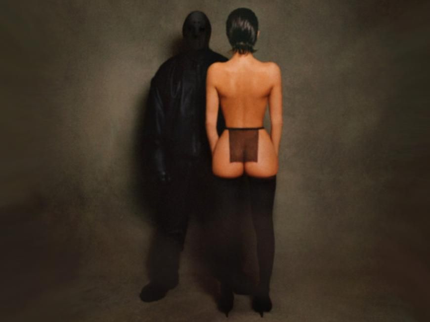 Kanye West und Bianca Censori auf dem "Vultures 1"-Cover