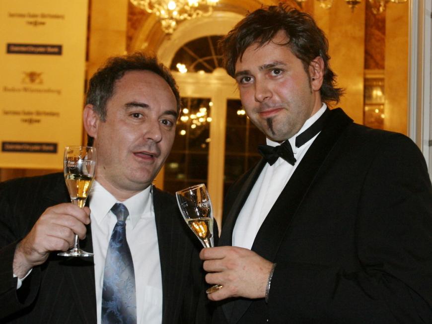 Roland Trettl und Ferran Adria im Jahr 2005