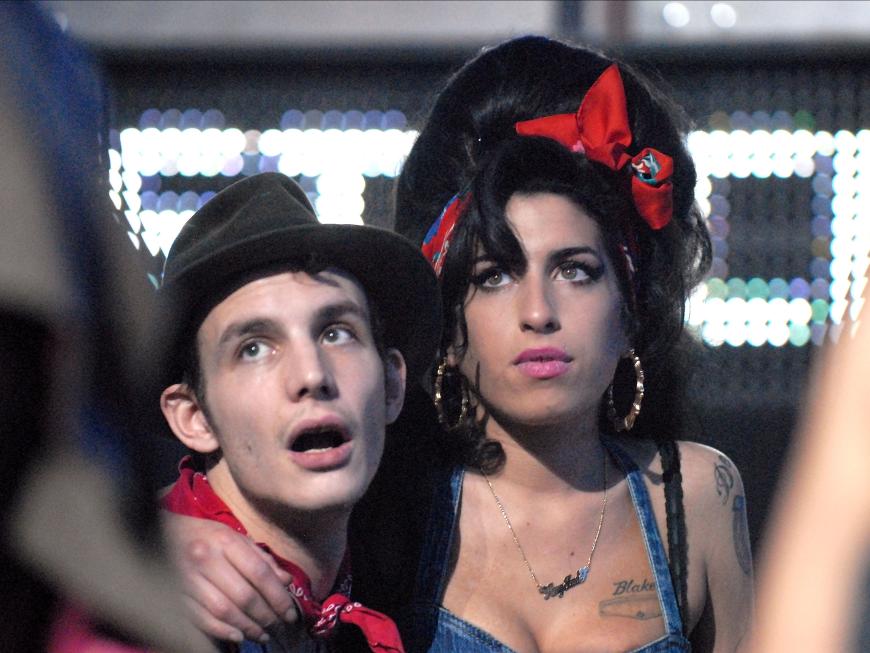Amy Winehouse und ihr damaliger Partner Blake Fielder-Civil ernst