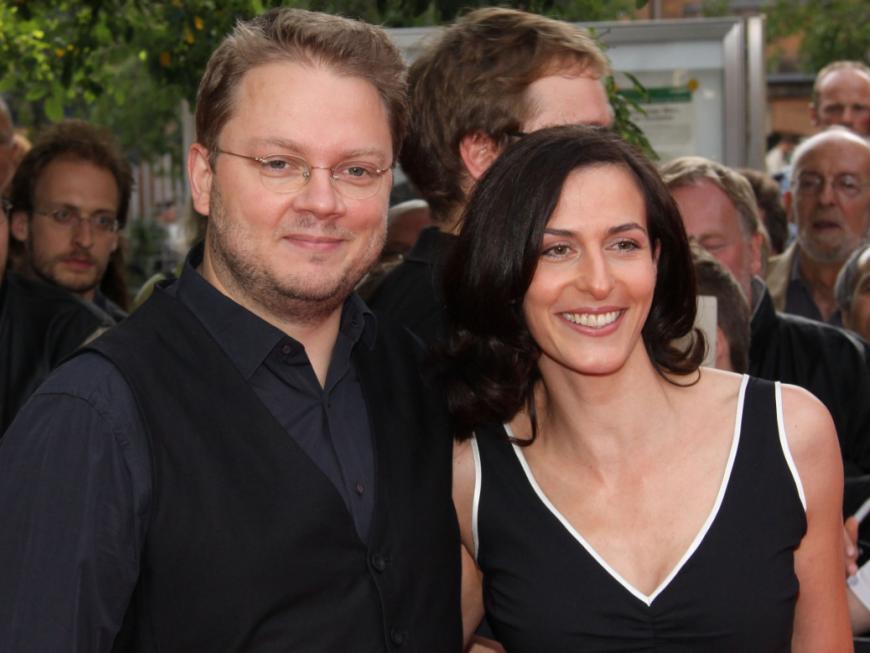 Ulrike Frank und ihr Ehemann Marc Schubring im Jahr 2003