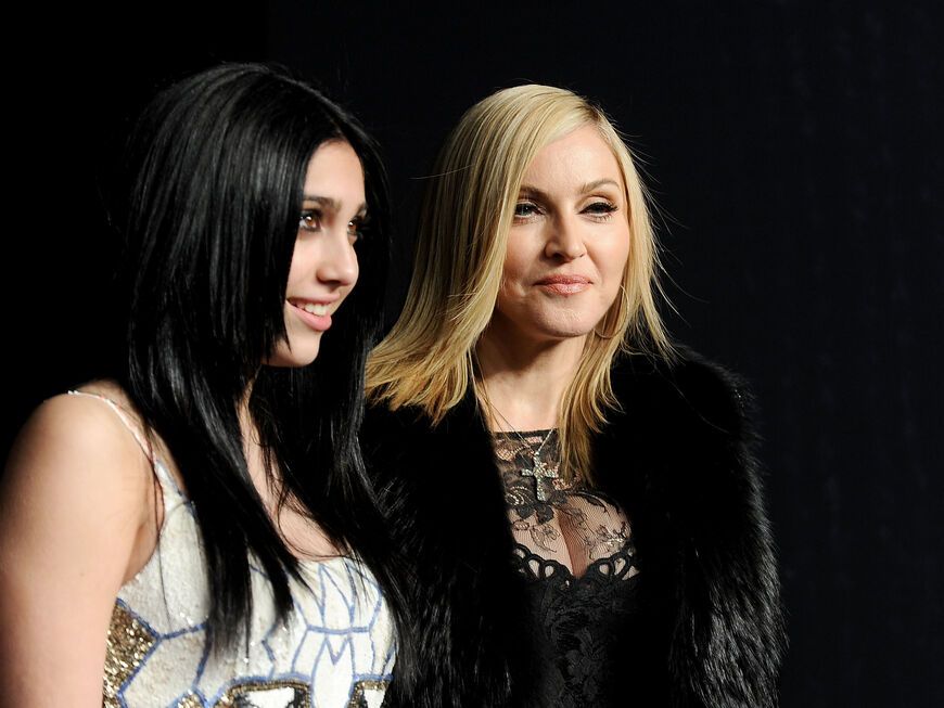 Madonna mit ihrer Tochter Lourdes Leon