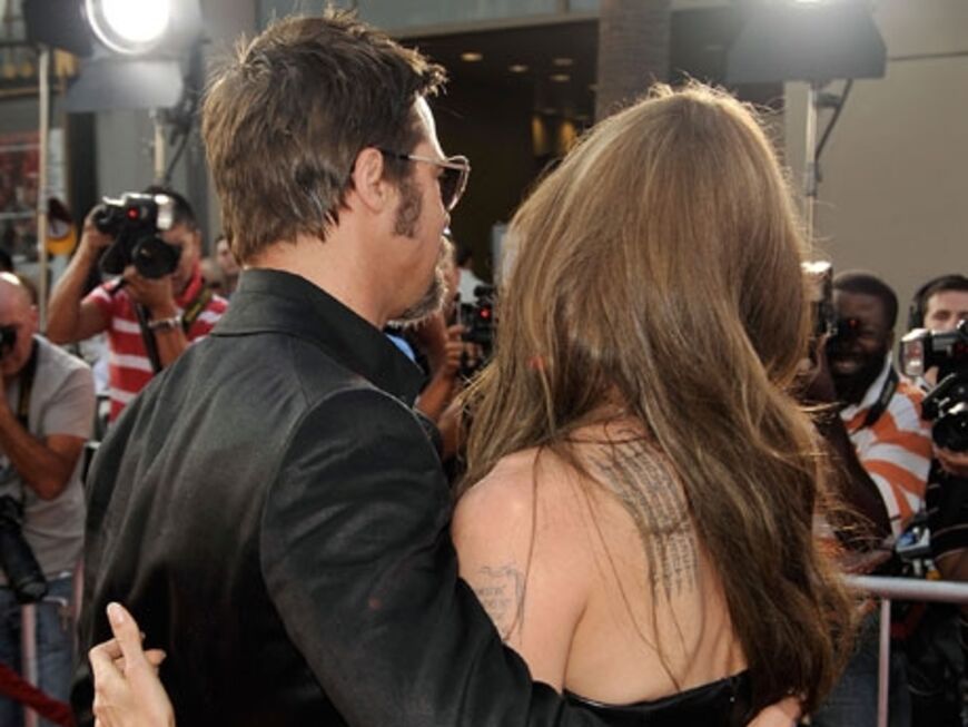 Brad Pitt und Angelina Jolie hatten sichtlich viel Spaß zusammen