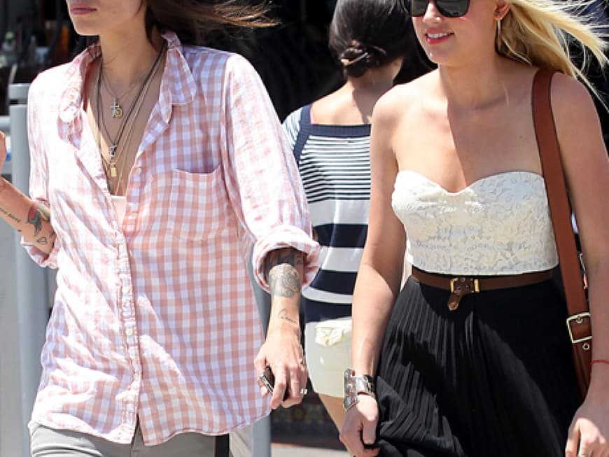 bei Amber Heard & ExFreundin Tasya van Ree