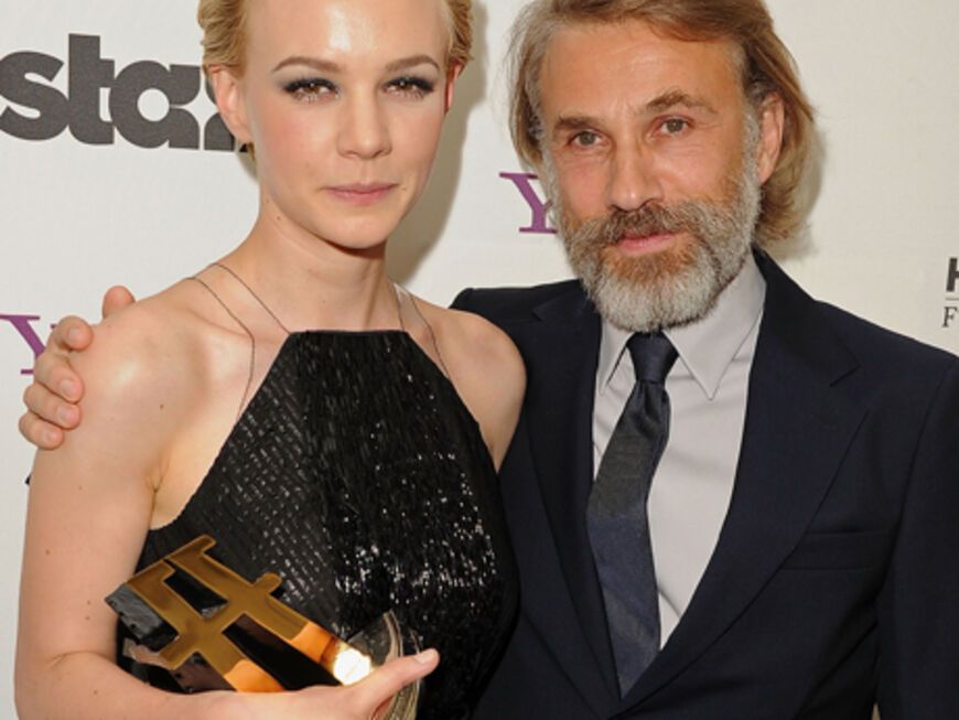 Carey Mulligan wurde mit einem Award geehrt -Schauspieler Christoph Waltz gratulierte zuerst