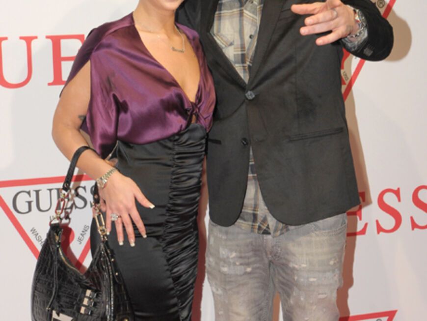 Rapper Sido brachte seine Freundin Doreen mit zum Guess-Event