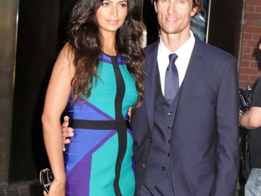 Matthew McConaughey und seine Frau Camilla Alves