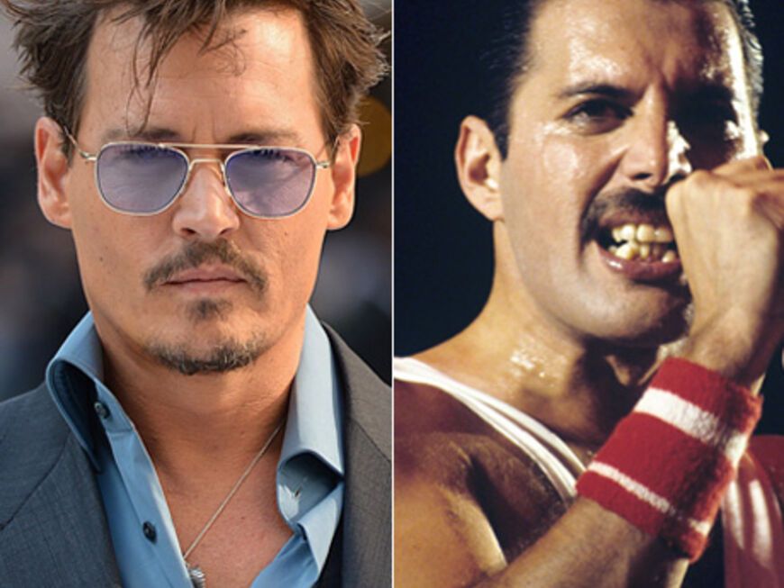 Johnny Depp könnte bald Freddie Mercury verkörpern