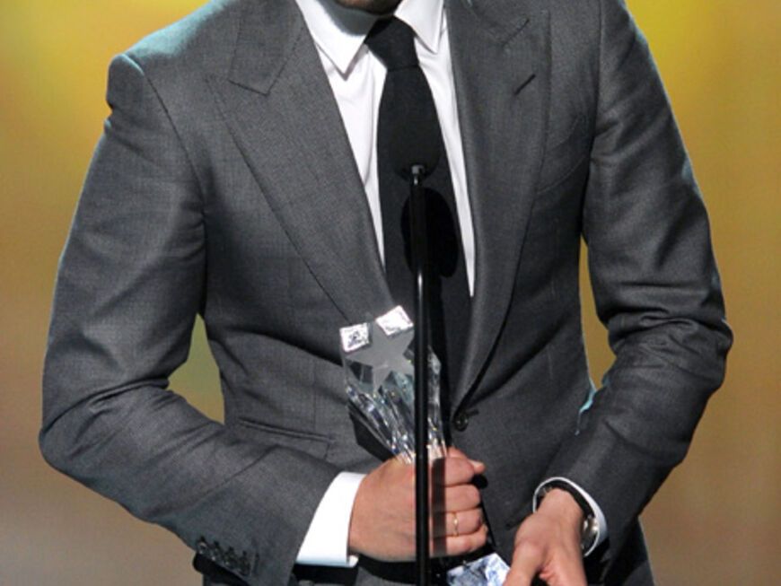 Bradley Cooper wurde zum "Besten Schauspieler in einer Komödie" für seine Rolle in "Silver Linings" geehrt