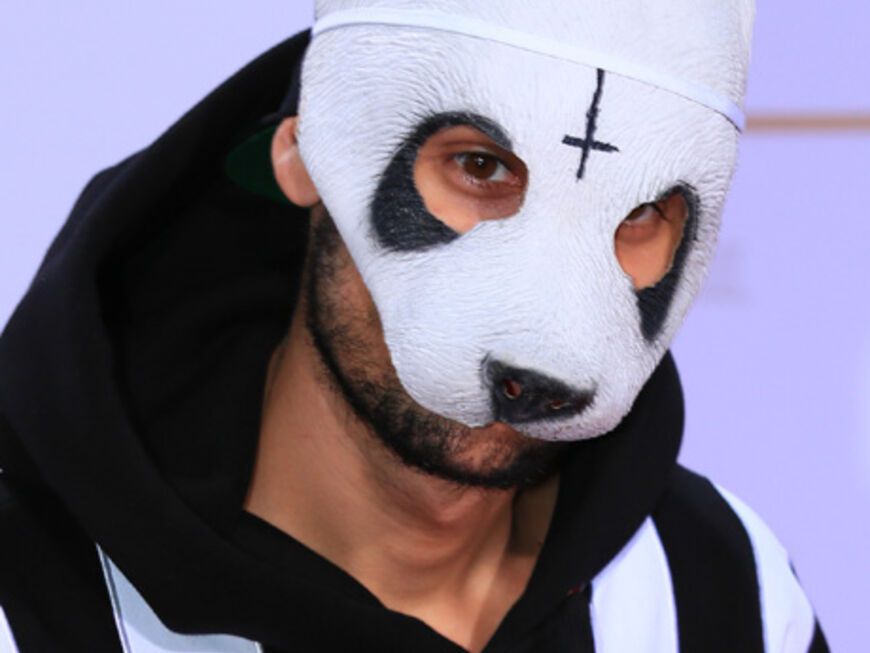 Cro hingegen versteckte sich hinter seiner typischen Panda-Maske