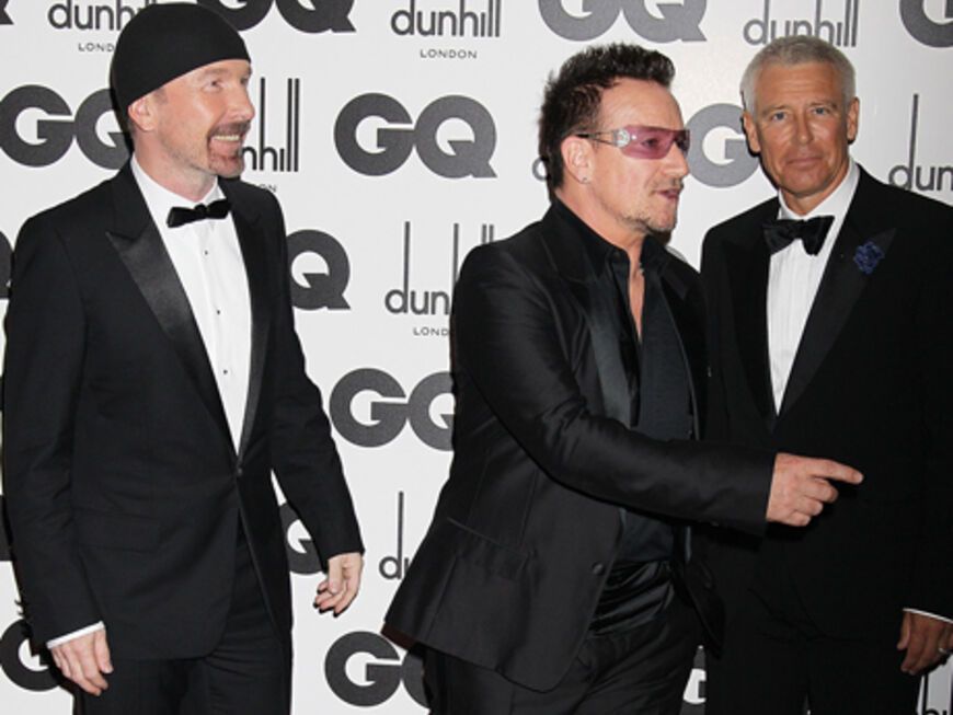 ... und räumte mit seiner Band "U2" den Preis für die beste Band ab