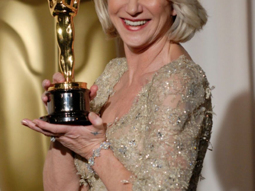 2007 wird Helen Mirren für ihre Hauptrolle in "The Queen" mit dem Haupt-Oscar geehrt