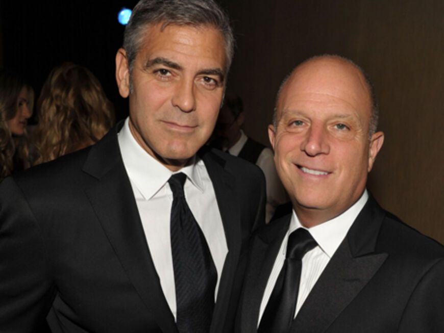 Unter Männern: George Clooney mit Chris Albrecht